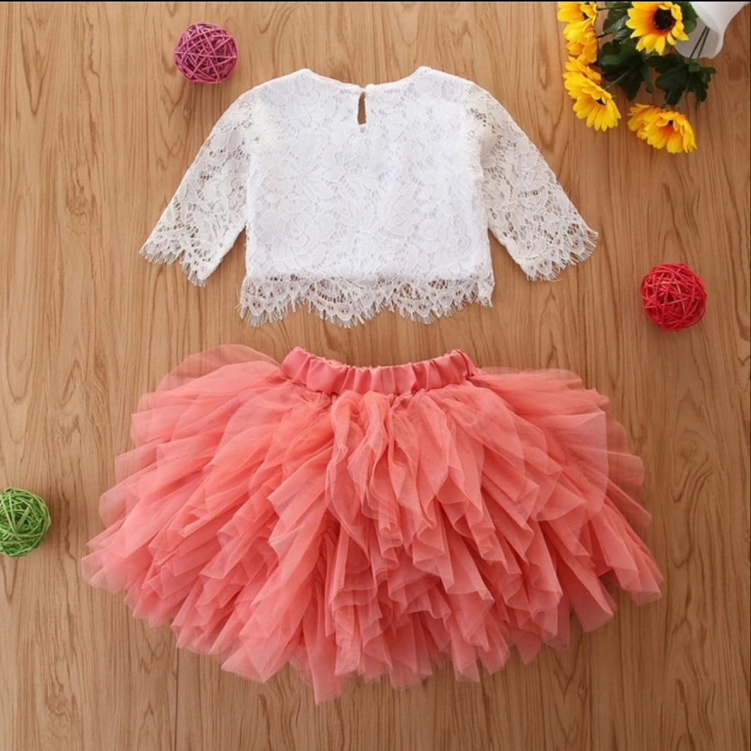 Princess Lace top with Tutu skirt